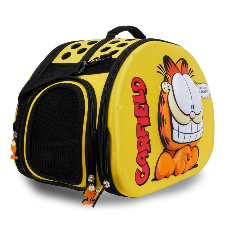 Garfield, transporter dla kota, z tłoczeniem EVA 3D żółty, 43x32x23cm