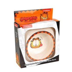 Garfield, miska z melaminy dla kota, biała/szara