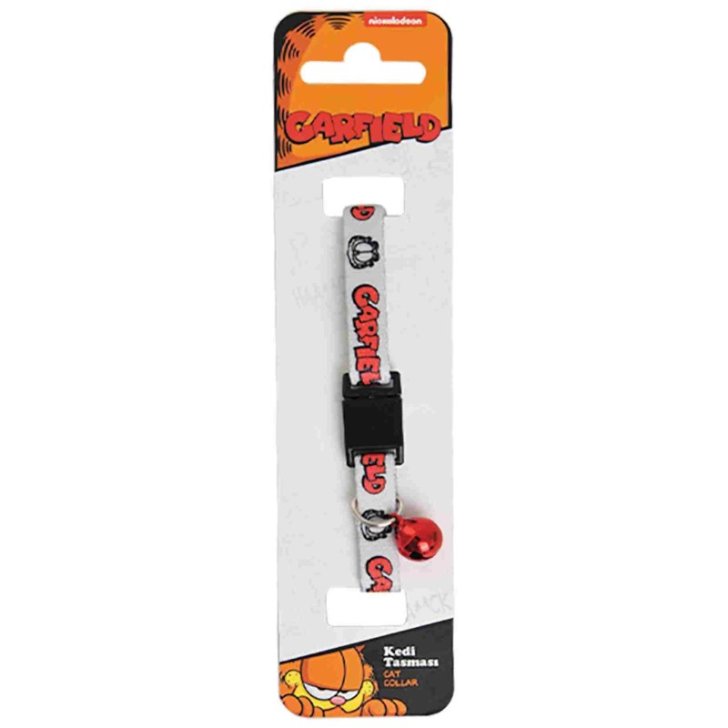Garfield,  obroża dla kota, biała