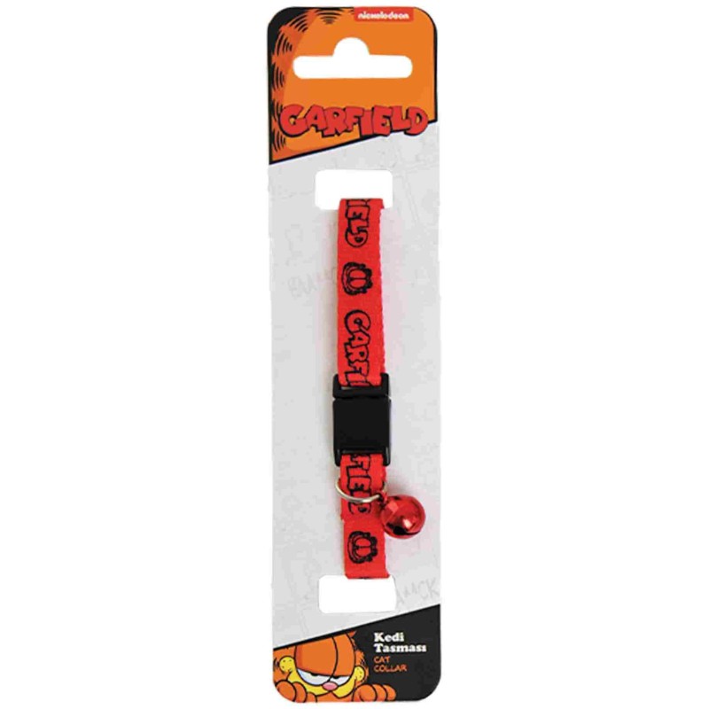 Garfield,  obroża dla kota, czerwona
