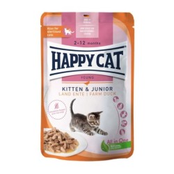 Kitten & Junior Farm Duck, mokra karma, dla kociąt w wieku 2-12 mies., kaczka, 85 g, saszetka