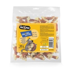 Pausesnack przysmak dla psa, kostki wapienne z kaczką 500g