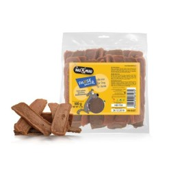 Pausesnack przysmak dla psa, paski z wołowiną 500g