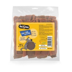 Pausesnack przysmak dla psa, paski z wołowiną 500g