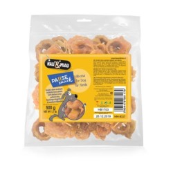 Pausesnack przysmak dla psa, krążki rybne owinięte miękkim kurczakiem 500g