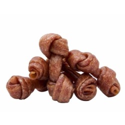 Pausesnack przysmak dla psa, kość wiązana z kaczki 6-7cm 500g