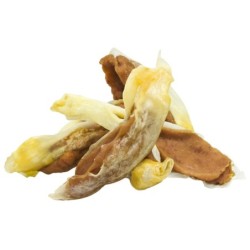 Pausesnack przysmak dla psa, królicze ucho z kurczakiem 500g