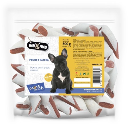 Pausesnack przysmak dla psa, penne z kaczką 500g