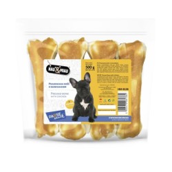 Pausesnack przysmak dla psa, prasowana kość z kurczakiem 500g
