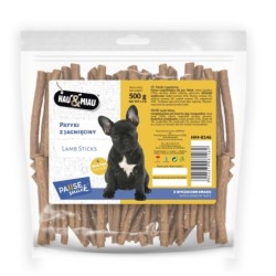 Pausesnack przysmak dla psa, patyki z jagnięciny 500g