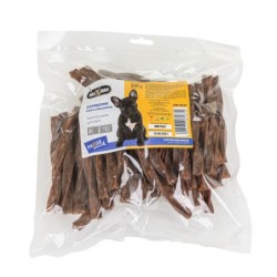 Pausesnack przysmak dla psa, zakręcone paski z wołowiną, 500 g