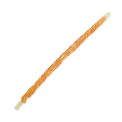 Pausesnack przysmak dla psa, patyk ze skóry owiniety kurczakiem 30cm, śr. 1cm, 500g