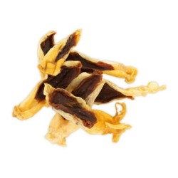 Pausesnack przysmak dla psa, królicze ucho z kaczką  500g