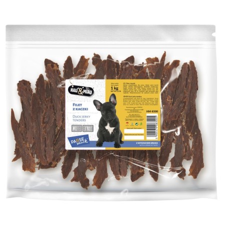 Pausesnack przysmak dla psa, filety z kaczki 1kg