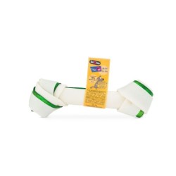 Kość wiązana dwukolorowa, biało-zielona 16,5cm, 10szt/op, 500g/op, 20 op/karton