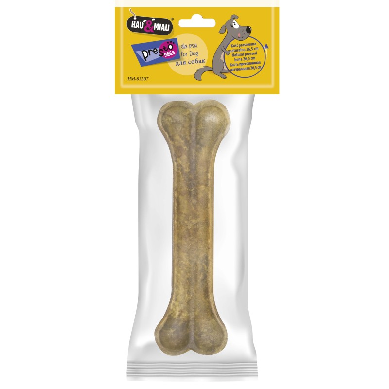 KOŚĆ PRASOWANA NATURALNA, 26,5 cm ,1szt/op,230 g/op, 48 op/karton