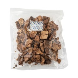 Puzzo Snack, przysmak dla psa, płucka jagnięce, kostki, około 3-4cm, 150g