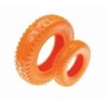 Opona, gryzak dla psa, TPR, pomarańczowa, 15x15x4 cm