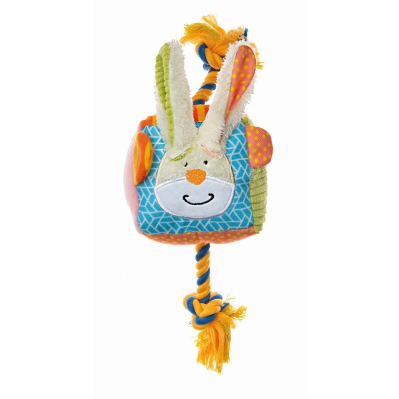 Zabawka pluszowa, dla psa, plusz/sznurek, 3,9x8,8 cm