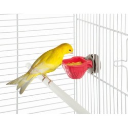 Portapastoncino, karmidło do klatki, dla ptaków, mix kolorów, 5,5x5,5x3,5 cm, LUZ