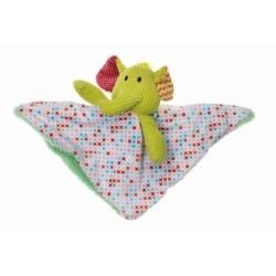 Mata ze słonikiem, zabawka, dla psa, plusz, 24x17x7,5 cm, z piszczałką