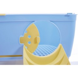 Sweet home, domek, dla gryzoni, niebieski, 27x26x22 cm