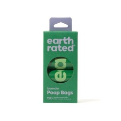 Woreczki na odchody, dla psa, platik,  lawendowe op/8szt