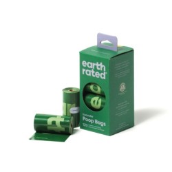 Woreczki na odchody, dla psa, platik,  lawendowe op/8szt