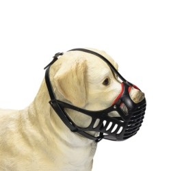 Kaganiec, dla psa, dla ras krótkonosych, plastikowy, L