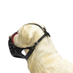 Kaganiec, dla psa, dla ras krótkonosych, plastikowy, L