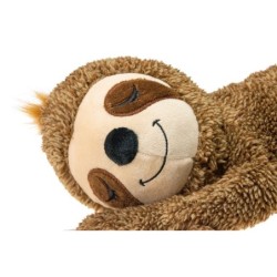 Zabawka, dla psa, leniwiec, brązowy, pluszowy, 55X25X10cm