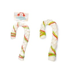 Beeztees, świąteczny przysmak, dla psa, laska/ warkocz ze skóry surowej