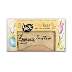 Tort dla psa "Happy Easter" waniliowy, 250 g