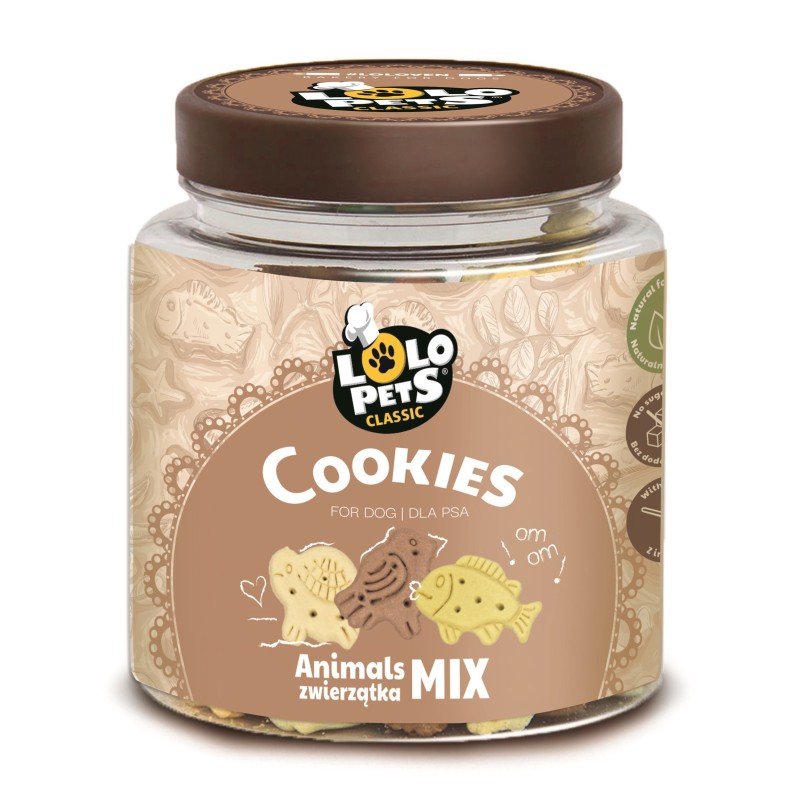 CIASTKA DLA PSA ZWIERZĄTKA MIX W SŁOIKACH 210g