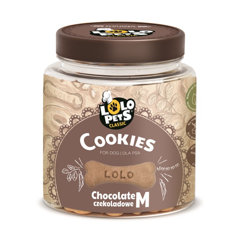 CIASTKA DLA PSA  KOŚCI M CZEKOLADOWE W SŁOIKACH 210g