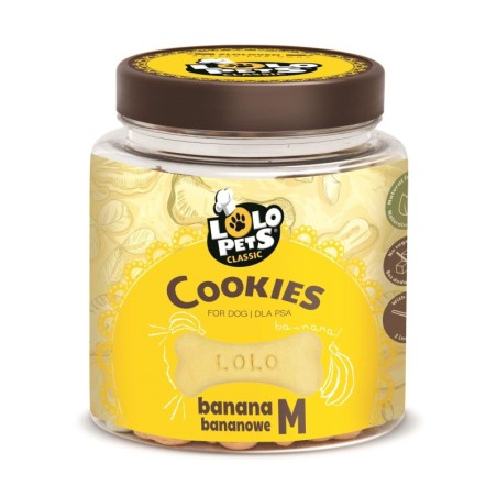 CIASTKA DLA PSA  KOŚCI M BANANOWE W SŁOIKACH 210g