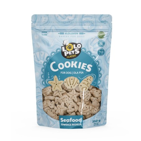 CIASTKA DLA PSA OWOCE MORZA W FOLII DOYPACK 350g