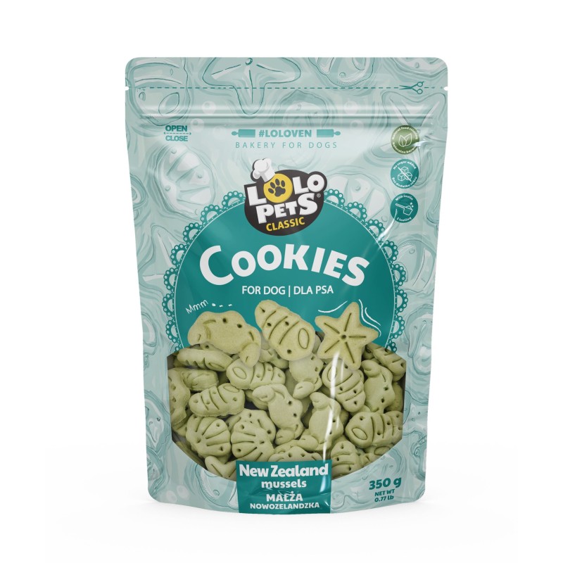 CIASTKA DLA PSA Z MAŁŻĄ NOWOZELANDZKĄ W FOLII DOYPACK 350g