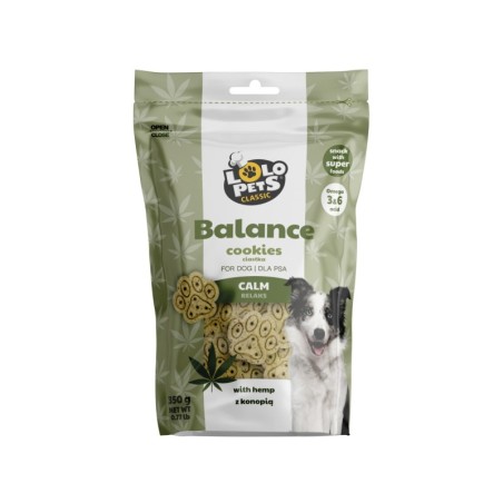 Ciasteczka dla psa, CALM - uspokajające z konopiami i melisą, 350g doypack