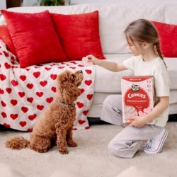 Ciasteczka dla psa ze żwaczem Walentynkowe 700g