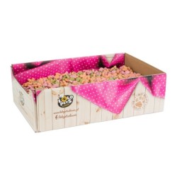 Ciastka dla psa mini mix zwierzątka warzywne w skrzynce  2kg