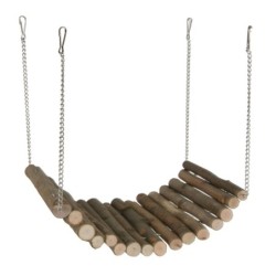 Most wiszący dla gryzoni i królika, drewniany, 17x28cm