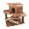 Domek na drzewie dla gryzoni, drewniany, 19x19x27,5cm