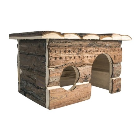 Domek dla gryzoni, drewniany, 28x18x18cm