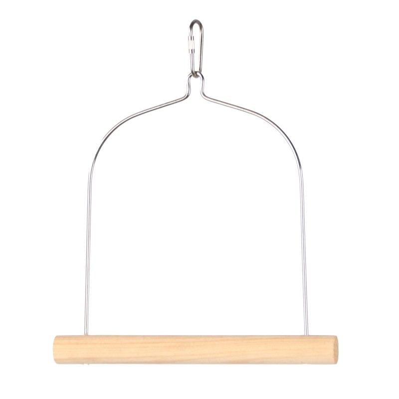 Huśtawka, dla ptaków, drewniana 17x17,5 cm