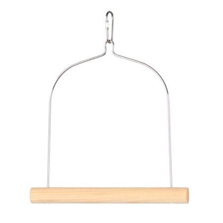 Huśtawka, dla ptaków, drewniana 17x17,5 cm