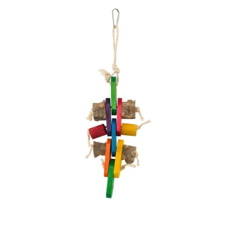 Zabawka, dla ptaków, wisząca, drewniana, 29 cm