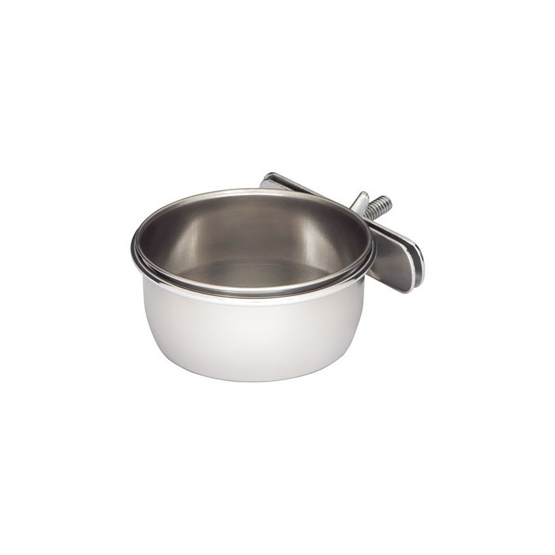 Panama Pet miska dla ptaków 0,14 l z uchwytem zaciskowym