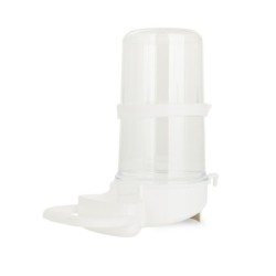 Poidło/karmidło do klatki, dla ptaków, przezroczyste, 7,5x14x15 cm