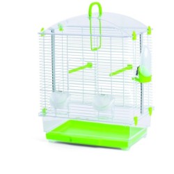 Klatka dla ptaków, LARA, zielony, 40 x 27 x 51 cm